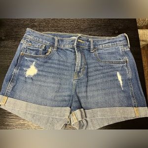 Old Navy Boyfriend Ripped Jean Shorts